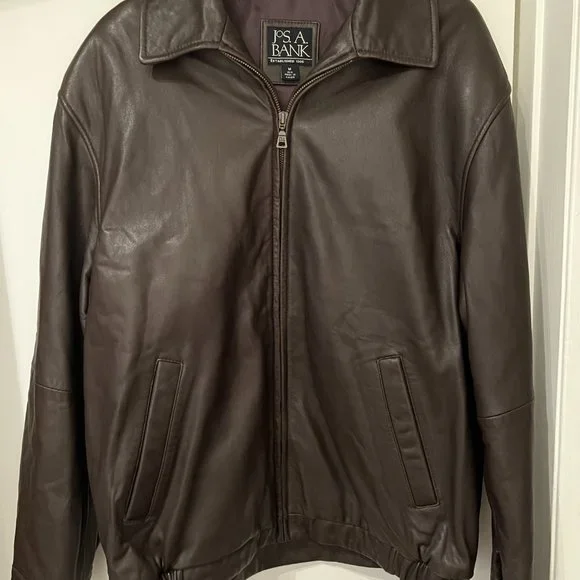 Jos. A. Bank | Jackets & Coats | Jos A Bank Brown Leather Jacket